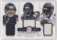 Martellus Bennett, Jay Cutler, Matt Forte #/99