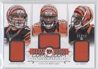 A.J. Green, Andy Dalton, Giovani Bernard #/99