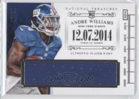 Andre Williams #/50