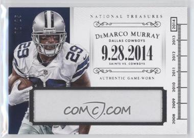 2014 Panini National Treasures - Timeline Materials - Names #TM-DM - DeMarco Murray /25