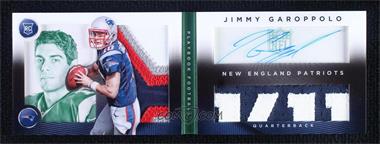 2014 Panini Playbook - [Base] - Booklets Signatures Green #154 - Rookie Booklet - Jimmy Garoppolo /25