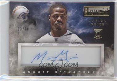 2014 Panini Playbook - [Base] - Gold #126 - Rookie Signatures - Marion Grice /10