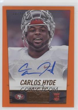 2014 Panini Playbook - [Base] - Orange Signatures #349 - Hot Rookies - Carlos Hyde /20