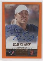 Hot Rookies - Tom Savage #/20