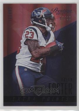 2014 Panini Prestige - [Base] - Extra Points Black #54 - Arian Foster /10