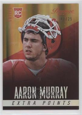 2014 Panini Prestige - [Base] - Extra Points Holo Silver #203 - Rookie - Aaron Murray /25