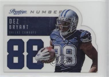 2014 Panini Prestige - Behind the Jersey Numbers #14 - Dez Bryant