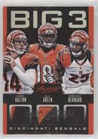 A.J. Green, Andy Dalton, Giovani Bernard #/25