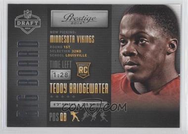 2014 Panini Prestige - Draft Big Board #2 - Teddy Bridgewater