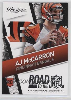 2014 Panini Prestige - Road to the NFL #12 - AJ McCarron