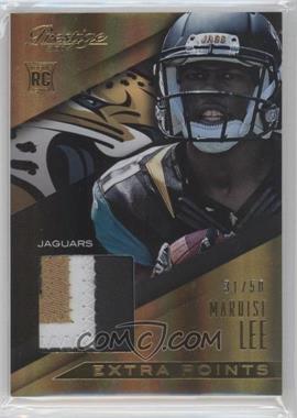 2014 Panini Prestige - Rookie Jumbo Jerseys - Extra Points Gold Patches Prime #ML - Marqise Lee /50