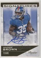 Andre Brown #/125