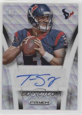 2014 Panini Prizm - Autographed Rookie - Light Blue Wave Prizm #AR-TO - Tom Savage /75