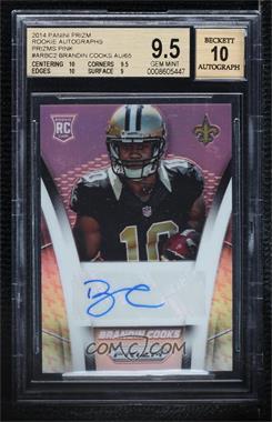 2014 Panini Prizm - Autographed Rookie - Pink Prizm #AR-BC - Brandin Cooks /65 [BGS 9.5 GEM MINT]