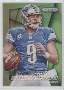 2014 Panini Prizm - [Base] - Green Prizm #171 - Matthew Stafford