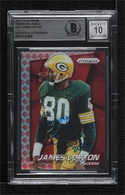 2014 Panini Prizm - [Base] - NFL Shield Logo Prizm #127 - James Lofton /75 [BAS 10]