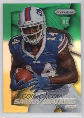 2014 Panini Prizm - [Base] - Neon Green & Yellow Prizm #229.5 - Sammy Watkins (Running with Ball in Right Hand, Viewed From Side)