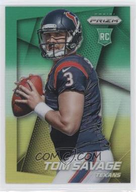 2014 Panini Prizm - [Base] - Neon Green & Yellow Prizm #260.1 - Tom Savage (Both Hands on Ball)