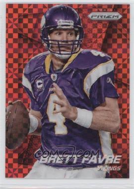 2014 Panini Prizm - [Base] - Red Power Prizm #17 - Brett Favre /125