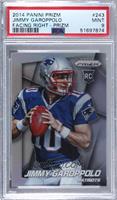 Jimmy Garoppolo (Both Hands on Ball, Facing Left) [PSA 9 MINT]