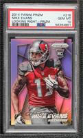 Mike Evans (Running with Ball in Left Hand, Looking Right) [PSA 10 GE…
