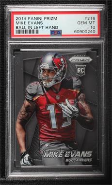 2014 Panini Prizm - [Base] #216.1 - Mike Evans (Running with Ball in Left Hand, Looking Right) [PSA 10 GEM MT]