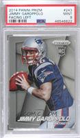 Jimmy Garoppolo (Both Hands on Ball, Facing Right) [PSA 9 MINT]