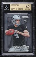 Derek Carr (Ball in Right Hand, Looking Left) [BGS 9.5 GEM MINT]