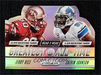 Calvin Johnson, Jerry Rice