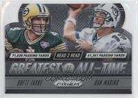 Brett Favre, Dan Marino