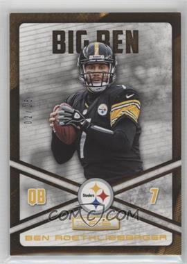 2014 Panini Rookies & Stars - AKA Stars #AKA-6 - Ben Roethlisberger /25