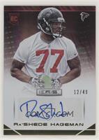 Ra'Shede Hageman #/49