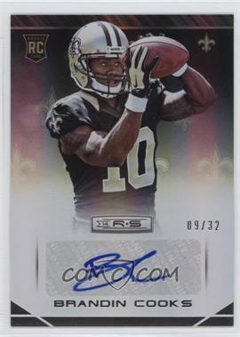 2014 Panini Rookies & Stars - [Base] - Rookies Longevity Parallel Holofoil Team Logo Signatures #112 - Brandin Cooks /32