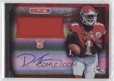 2014 Panini Rookies & Stars - Rookie Materials Signatures - Longevity Parallel Holofoil #RM-DT - De'Anthony Thomas /99