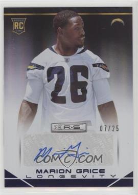 2014 Panini Rookies & Stars Longevity - [Base] - Sapphire Signatures #169 - Rookie - Marion Grice /25