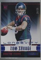Rookie - Tom Savage [Noted] #/25