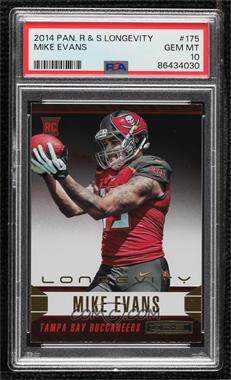 2014 Panini Rookies & Stars Longevity - [Base] #175 - Rookie - Mike Evans [PSA 10 GEM MT]