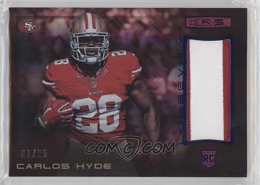 2014 Panini Rookies & Stars Longevity - Rookie Materials - Sapphire #10 - Carlos Hyde /25