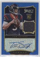 Rookie Autograph Jerseys - Tom Savage #/5