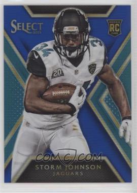 2014 Panini Select - [Base] - Blue Prizm #141 - Rookies - Storm Johnson /50