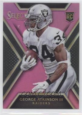 2014 Panini Select - [Base] - Fuchsia Prizm #199 - Rookies - George Atkinson III /199