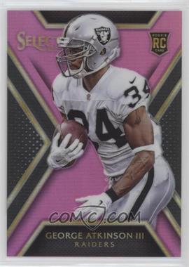 2014 Panini Select - [Base] - Fuchsia Prizm #199 - Rookies - George Atkinson III /199