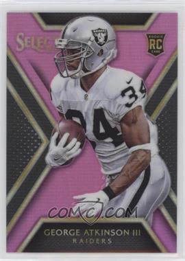 2014 Panini Select - [Base] - Fuchsia Prizm #199 - Rookies - George Atkinson III /199