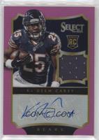 Rookie Autograph Jerseys - Ka'Deem Carey #/35