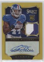 Rookie Autograph Jerseys - Andre Williams #/10