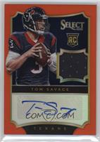 Rookie Autograph Jerseys - Tom Savage #/25