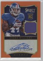 Rookie Autograph Jerseys - Andre Williams #/25