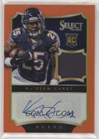 Rookie Autograph Jerseys - Ka'Deem Carey #/25