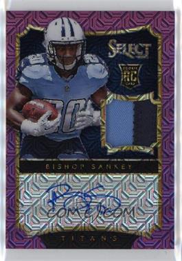 2014 Panini Select - [Base] - Purple Mojo Prizm #207 - Rookie Autograph Jerseys - Bishop Sankey /5