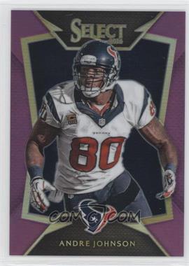 2014 Panini Select - [Base] - Purple Prizm #10 - Andre Johnson /25